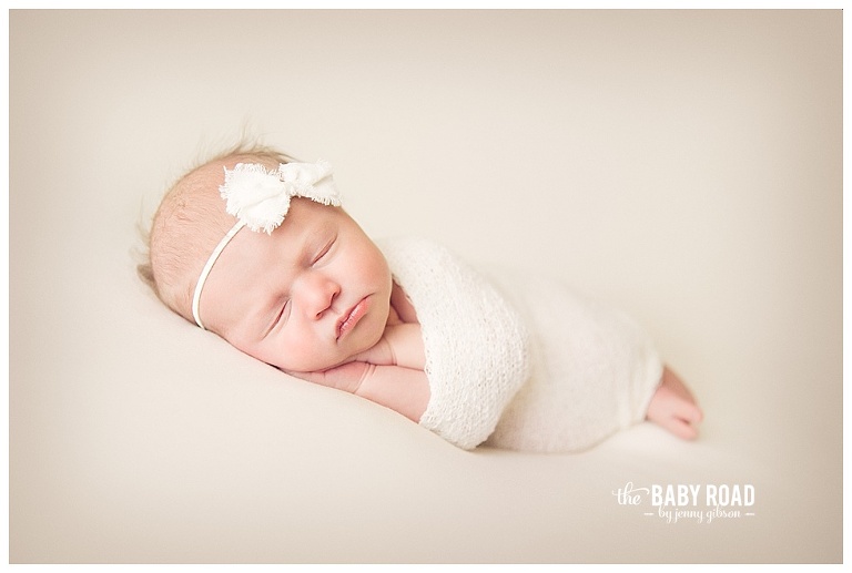 Roseburg Oregon On Location Newborn Photographer wrapped baby girl