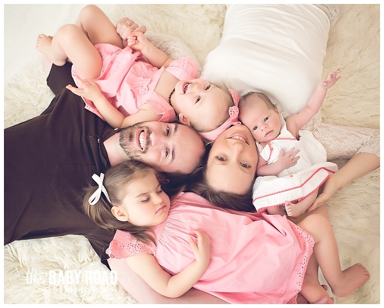 Roseburg OR newborn with family