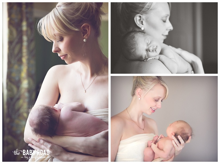 Roseburg Oregon On Location Newborn Photographer baby with mom